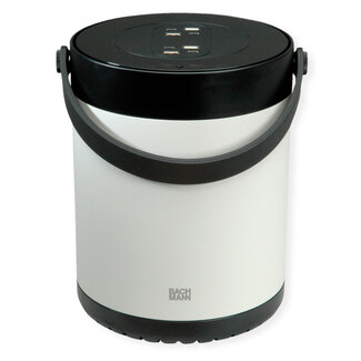 Bachmann BACHMANN MOV:E POWER UNIT 4x oplader USB-A/C, 220 W, Zwart / Wit