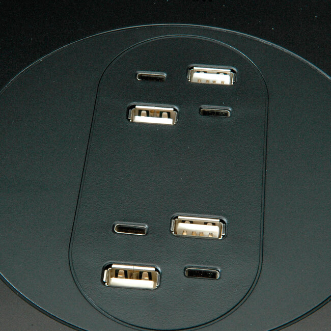 BACHMANN MOV:E POWER UNIT 4x oplader USB-A/C, 220 W, Zwart / Wit