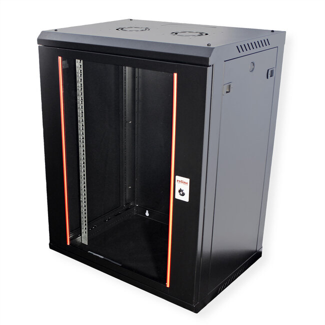 ROLINE 19-inch wandbehuizing Basic Plus 15U, 600x450 BxD zwart