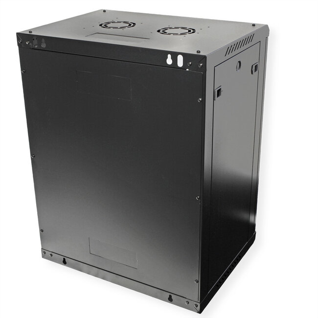 ROLINE 19-inch wandbehuizing Basic Plus 15U, 600x450 BxD zwart