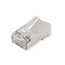ROLINE Modulaire connector afgeschermd, Cat.6A (Klasse EA) voor massieve/soepel kabel, 10 St.