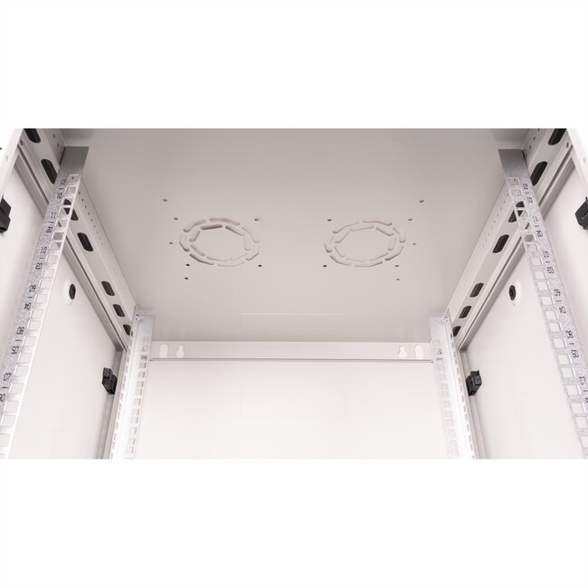 ROLINE 19-inch wandbehuizing Basic Plus 12U, 600x600 BxT grijs