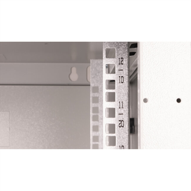 ROLINE 19-inch wandbehuizing Basic Plus 12U, 600x600 BxT grijs
