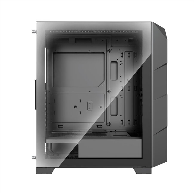 XILENCE Xilent Breeze II ATX pc-behuizing zwart, X812.ARGB Gaming ATX pc-behuizing zwart