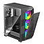 XILENCE Xilent Breeze II ATX pc-behuizing zwart, X812.ARGB Gaming ATX pc-behuizing zwart
