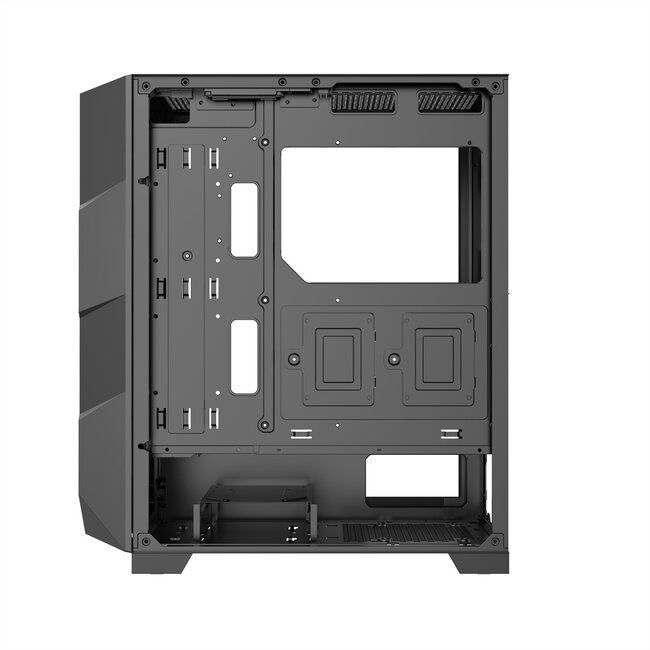 XILENCE Xilent Breeze II ATX pc-behuizing zwart, X812.ARGB Gaming ATX pc-behuizing zwart