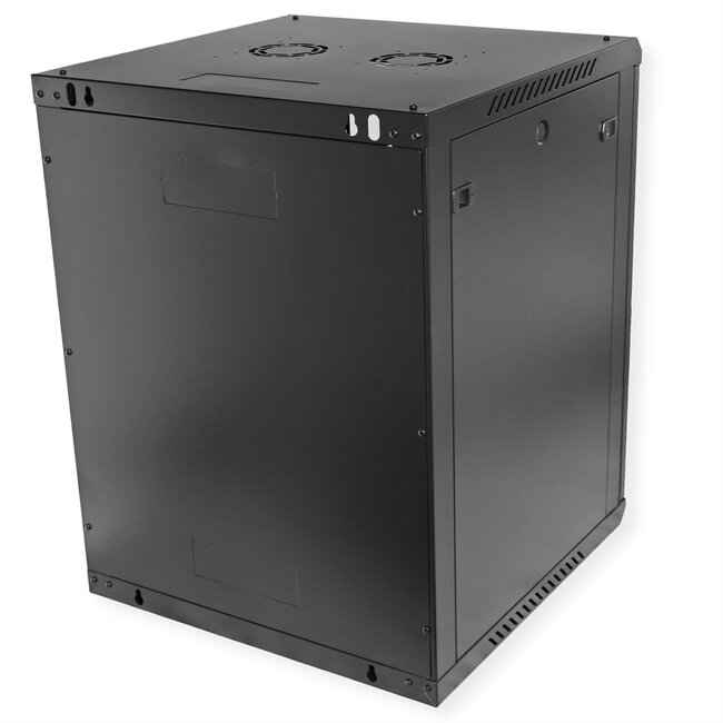 ROLINE 19-inch wandbehuizing Basic Plus 15U, 600x600 BxD zwart