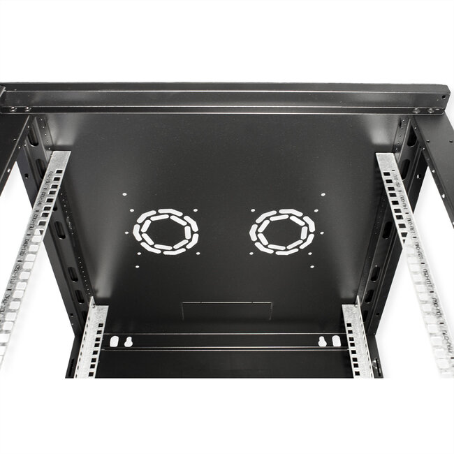 ROLINE 19-inch wandbehuizing Basic Plus 15U, 600x600 BxD zwart