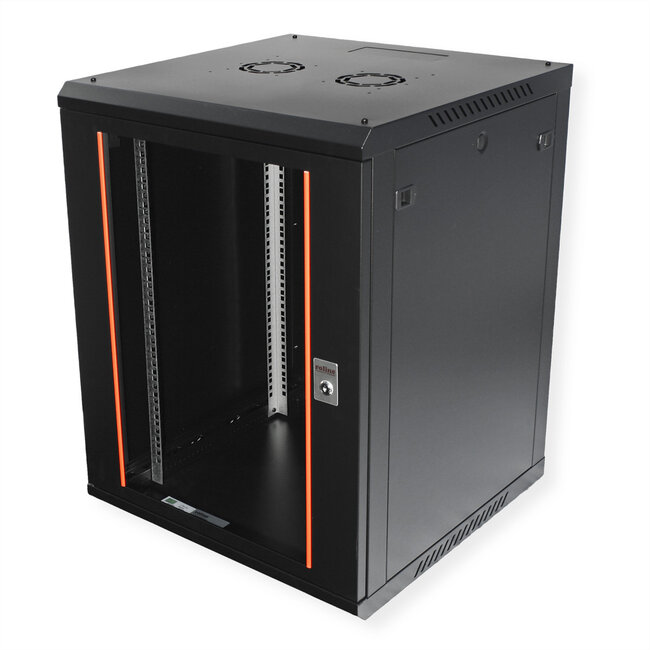 ROLINE 19-inch wandbehuizing Basic Plus 15U, 600x600 BxD zwart