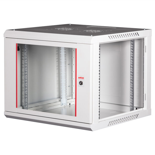 ROLINE 19-inch wandbehuizing Basic Plus 9U, 600x600 BxT grijs