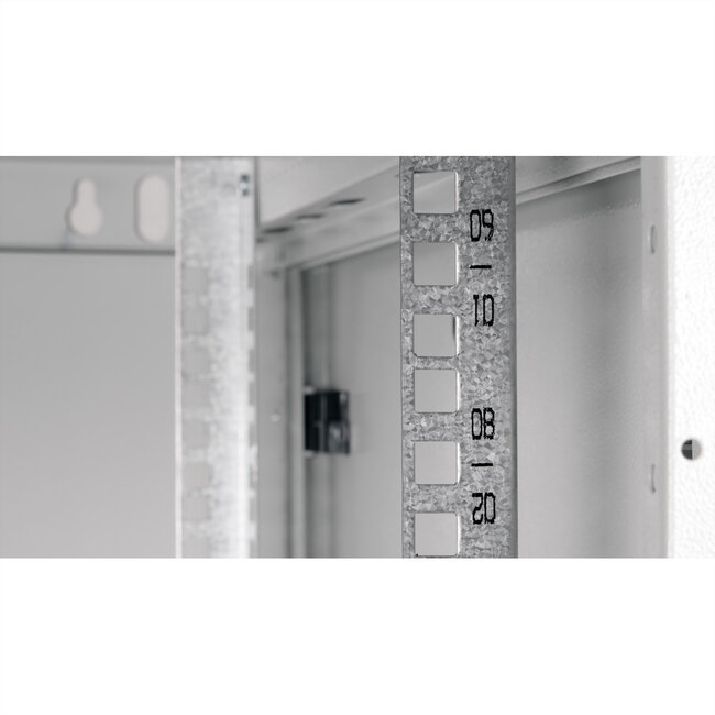 ROLINE 19-inch wandbehuizing Basic Plus 9U, 600x600 BxT grijs