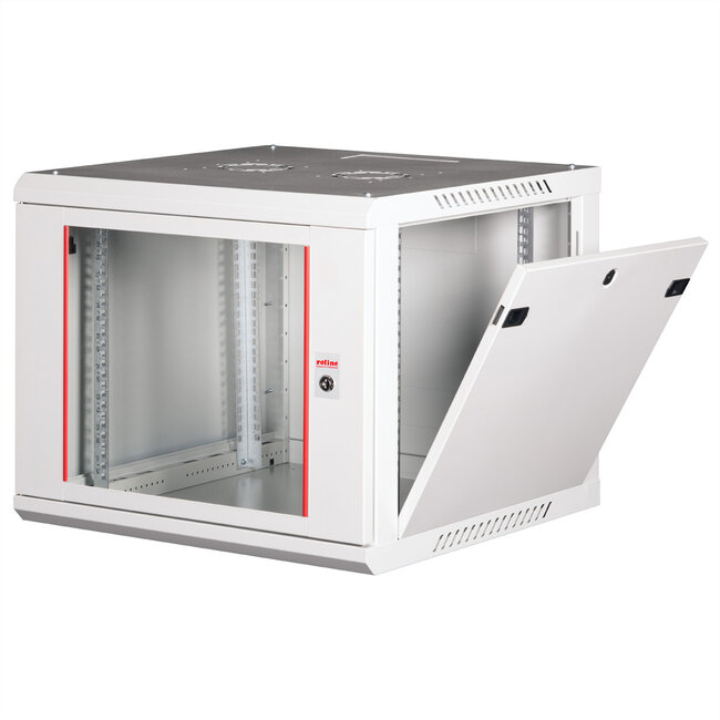 ROLINE 19-inch wandbehuizing Basic Plus 9U, 600x600 BxT grijs