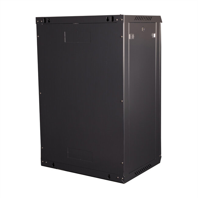 VALUE 19 inch wandbehuizing 18HE, 600x450 mm zwart, bouwpakket