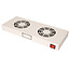 ROLINE 19-inch ventilatoreenheid met 2 ventilatoren , AAN/UIT grijs
