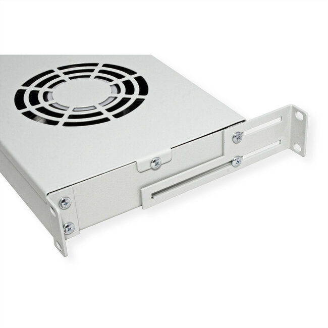 ROLINE 19-inch ventilatoreenheid met 2 ventilatoren , AAN/UIT grijs