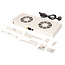 ROLINE 19-inch ventilatoreenheid met 2 ventilatoren , AAN/UIT grijs