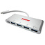 ROLINE USB 3.2 Gen 1 Hub, 4-voudig, type C-aansluitkabel, met 1 PD-poort