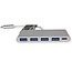 ROLINE USB 3.2 Gen 1 Hub, 4-voudig, type C-aansluitkabel, met 1 PD-poort