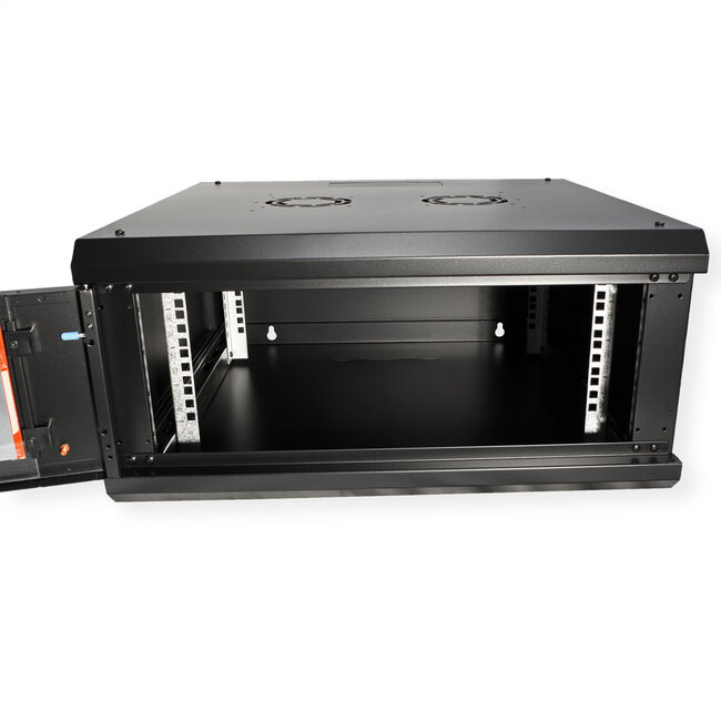 ROLINE 19-inch wandbehuizing Basic Plus 4U, 600x600 BxD zwart