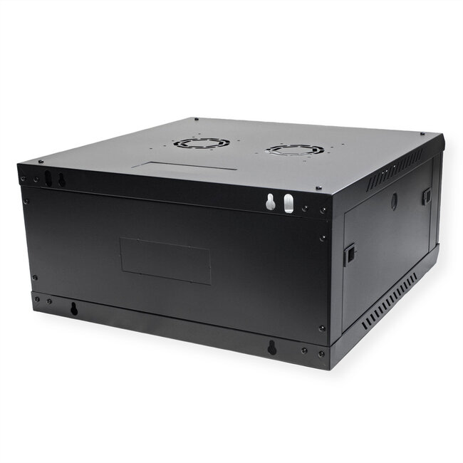 ROLINE 19-inch wandbehuizing Basic Plus 4U, 600x600 BxD zwart