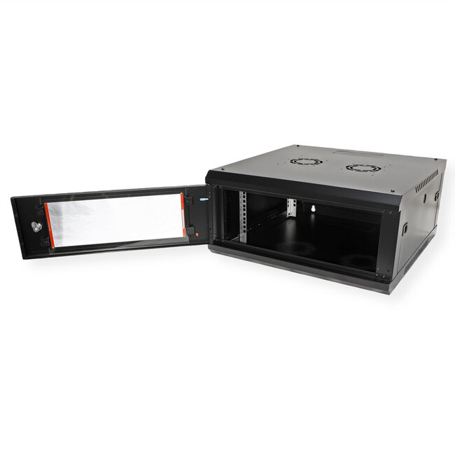 ROLINE 19-inch wandbehuizing Basic Plus 4U, 600x600 BxD zwart