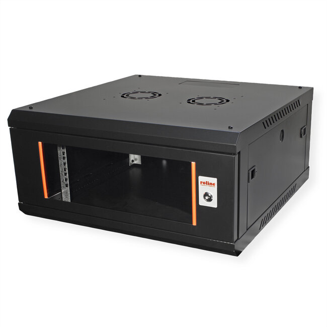 ROLINE 19-inch wandbehuizing Basic Plus 4U, 600x600 BxD zwart