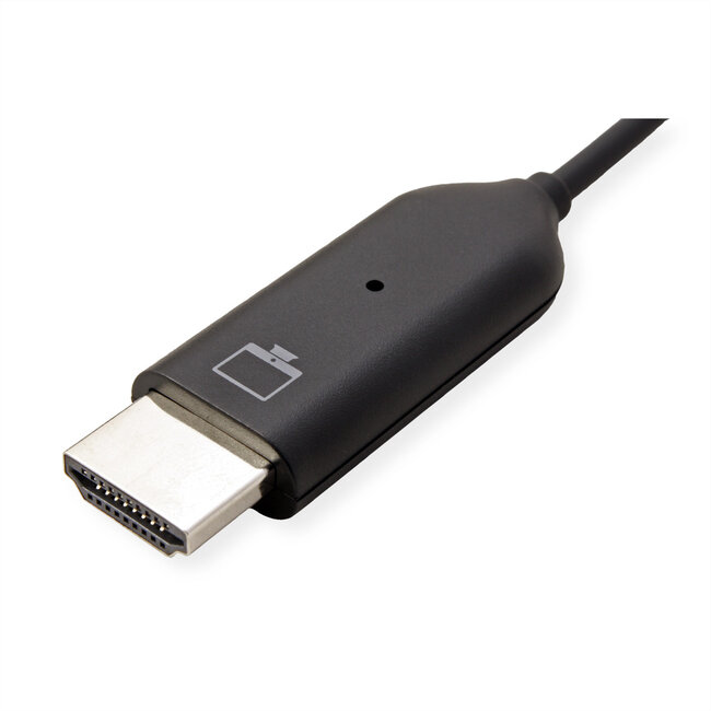 ROLINE Draadloze P2P-beeldschermdongle-set, Tx+Rx, draadloze USB-C naar HDMI, 1080p, 20 m