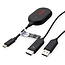 ROLINE Draadloze P2P-beeldschermdongle-set, Tx+Rx, draadloze USB-C naar HDMI, 1080p, 20 m