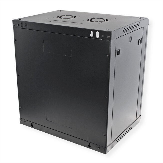 ROLINE 19-inch wandbehuizing Basic Plus 12U, 600x450 BxD zwart