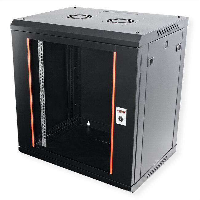 ROLINE 19-inch wandbehuizing Basic Plus 12U, 600x450 BxD zwart