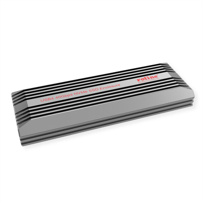 ROLINE externe SSD-behuizing, M.2, NVMe naar USB 4 Gen 3x2 Type C