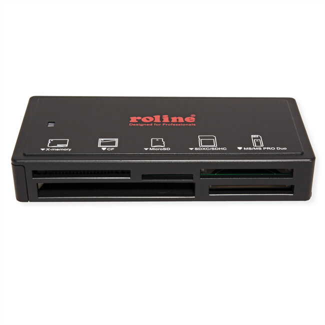 ROLINE USB 3.2 Gen 1 Multi Card Reader, zwart