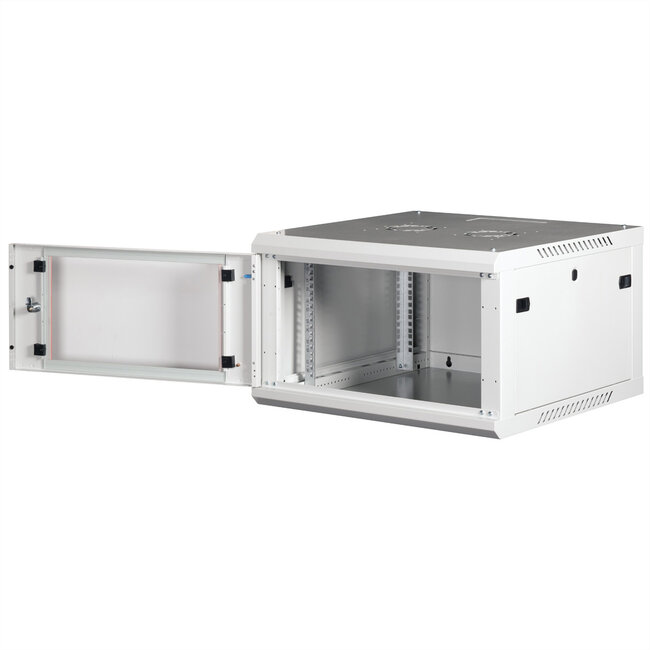 ROLINE 19-inch wandbehuizing Basic Plus 6U , 600x600 BxT grijs