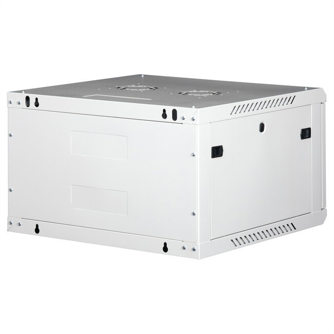 ROLINE 19-inch wandbehuizing Basic Plus 6U , 600x600 BxT grijs
