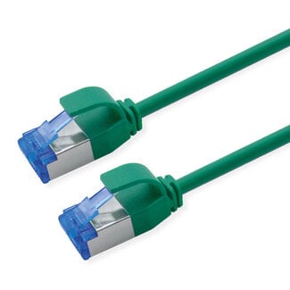 Roline ROLINE Patchkabel Kat.6A (Class EA) S/FTP (PiMF) , LSOH, PoE, groen, 0,5 m