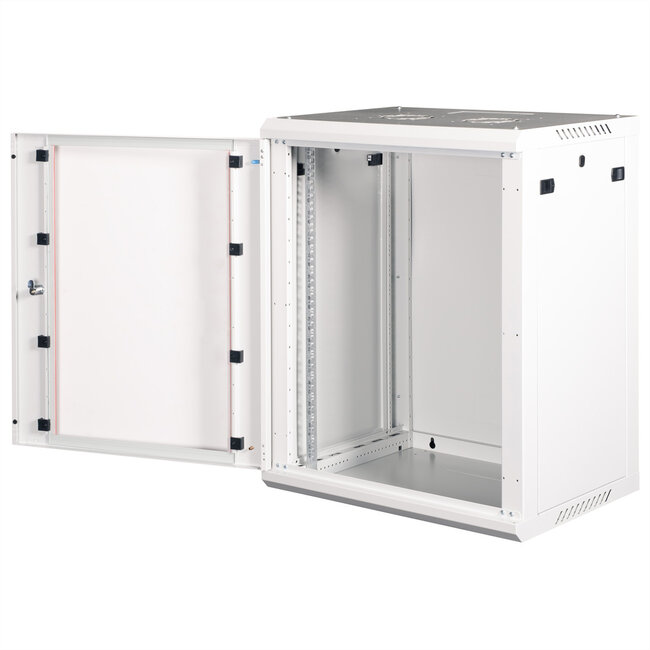 ROLINE 19” wandbehuizing Basic Plus 18U, 600x450 BxT grijs