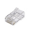 ROLINE modulaire connector niet afgeschermd Cat.6A (Class EA) voor massieve/soepele kabel, 10 St.