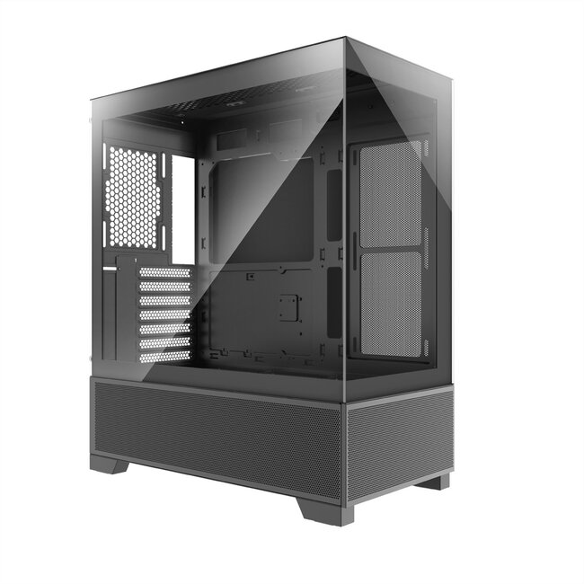 XILENCE Xilent Beam ATX pc-behuizing zwart , X218.ARGB Gaming ATX PC-behuizing zwart