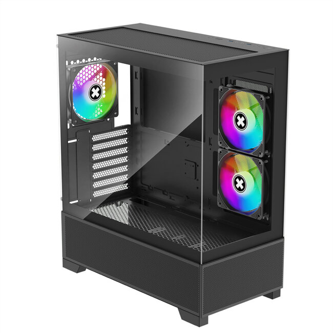 XILENCE Xilent Beam ATX pc-behuizing zwart , X218.ARGB Gaming ATX PC-behuizing zwart