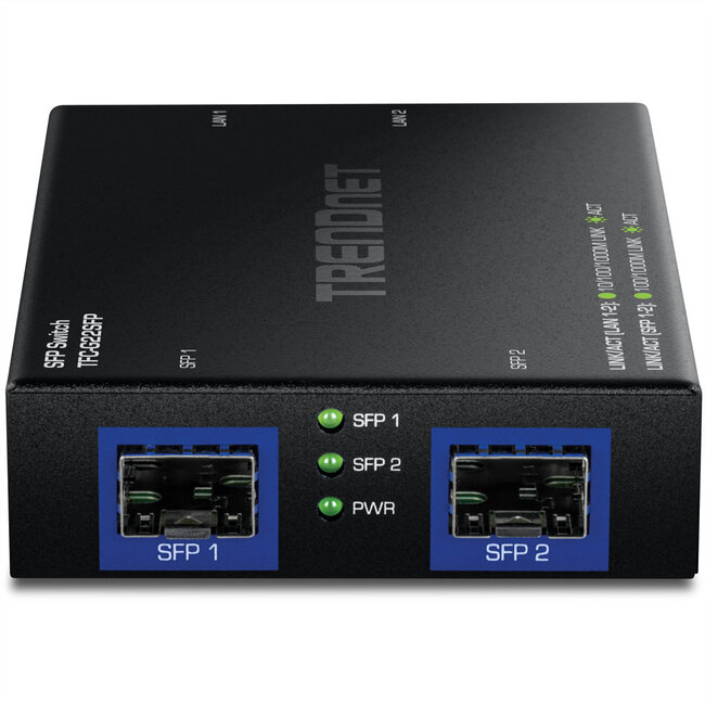 TRENDnet TFC-G22SFP 4-Port Switch Gigabit mit SFP Ports