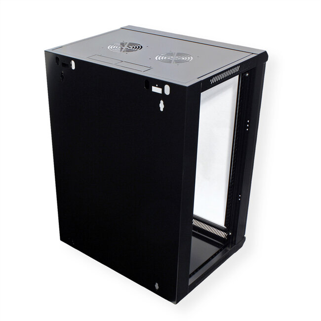 VALUE Wandbehuizing 15 HE (HxBxD) 775x570x600 mm, zwart