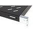 VALUE 19"-plank 1HE in diepte verstelbaar, 440 x 568 mm, 50 kg draagvermogen