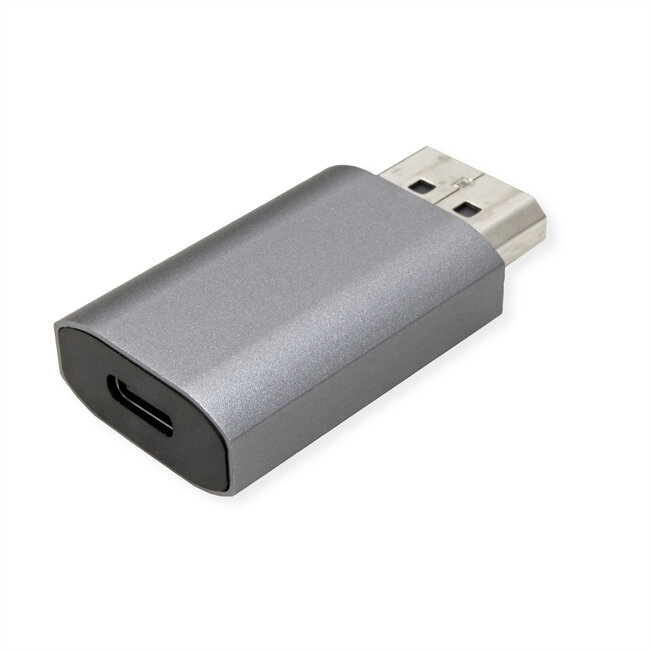 VALUE USB Type C - DisplayPort, bidirectionele adapter, Female/Male, 8K60Hz