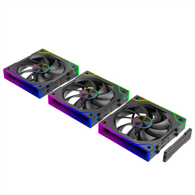 Xilence XPF120.ARGB 120mm PWM Ventilator voor pc-behuizing, ARGB LED