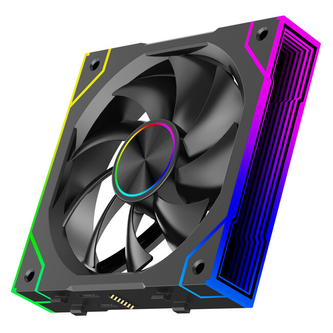 Xilence XPF120.ARGB 120mm PWM Ventilator voor pc-behuizing, ARGB LED