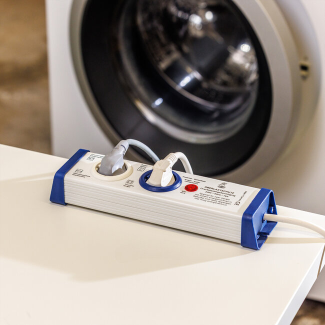 BACHMANN Overbelastingsbeveiliging-stekkerdoos, 2-voudig