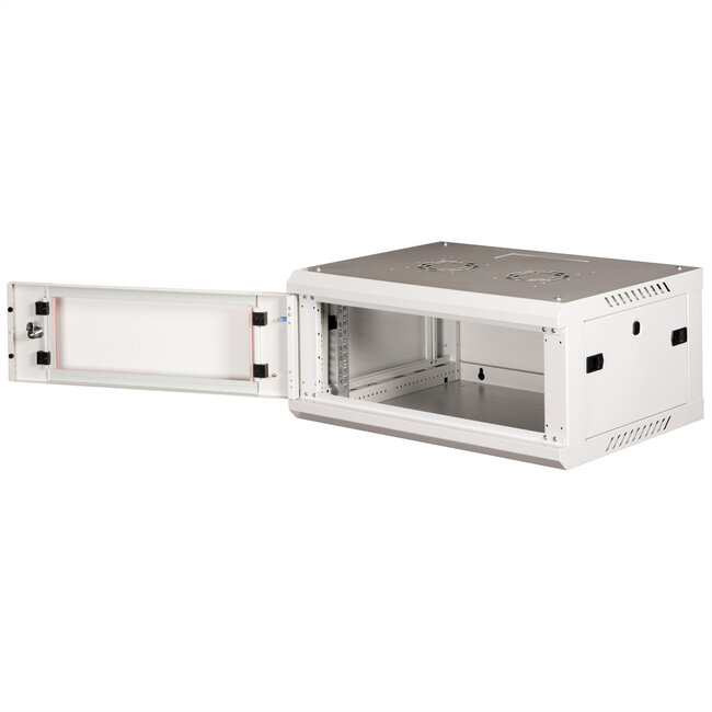 ROLINE 19-inch wandbehuizing Basic Plus 4U, 600x450 BxT grijs