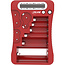 InLine® batterijtester, LCD-scherm, universeel voor AA, AAA, 9V, knoopcelle, rot