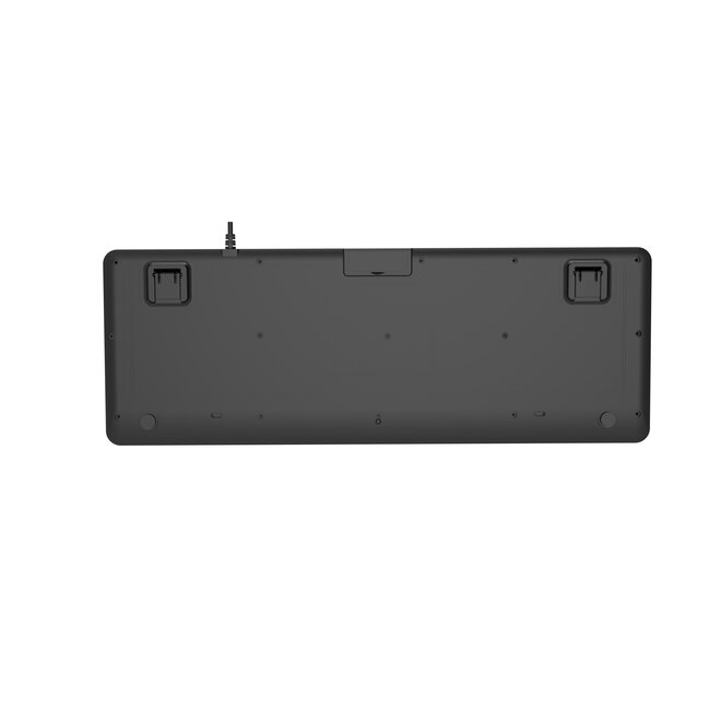 Slimline bedraad multimedia toetsenbord, zwart, US layout