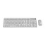 Silent Key Pro Business draadloze desktopset, wit, US indeling